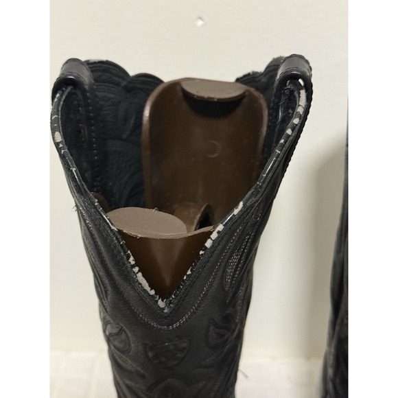 ARIAT BLACK HERITAGE WESTERN BOOTS WOMENS 7 B - Picture 3 of 8